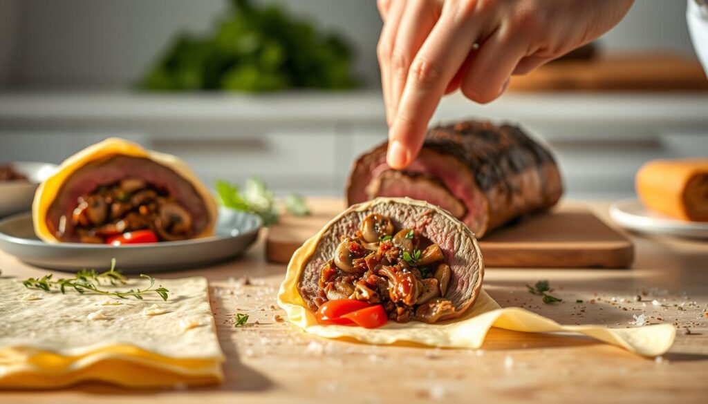 beef wellington crepe recipe