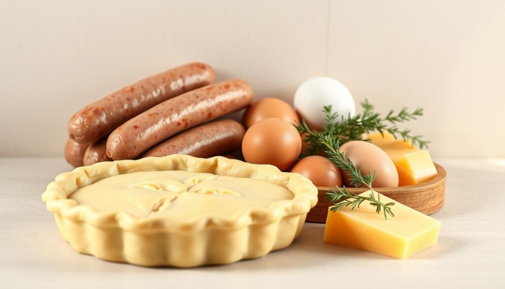 Sausage Quiche Ingredients