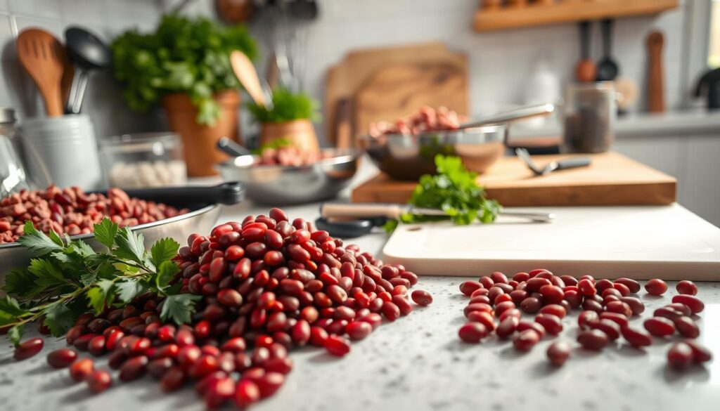 Small Red Beans and Ground Beef Recipe Preparation