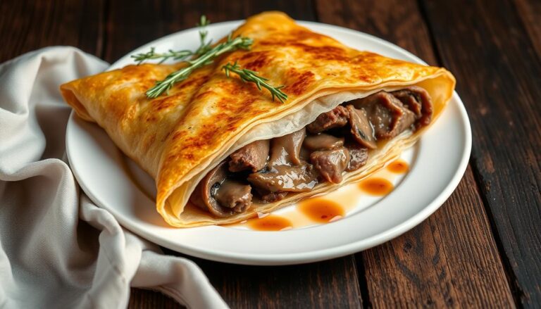 beef wellignton crepe recipe