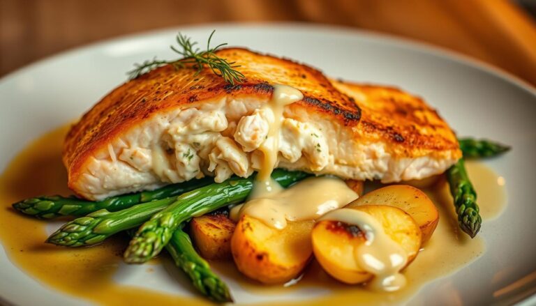 crab stuffed salmon