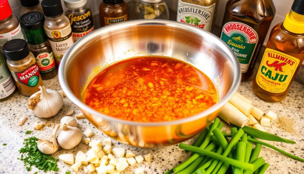 Canes Chicken Marinade Preparation